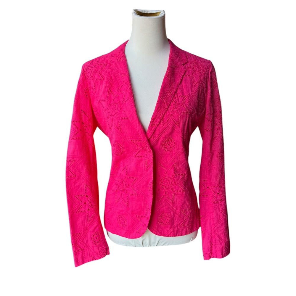 Johnny Was NWT Jade eyelet blazer size Small